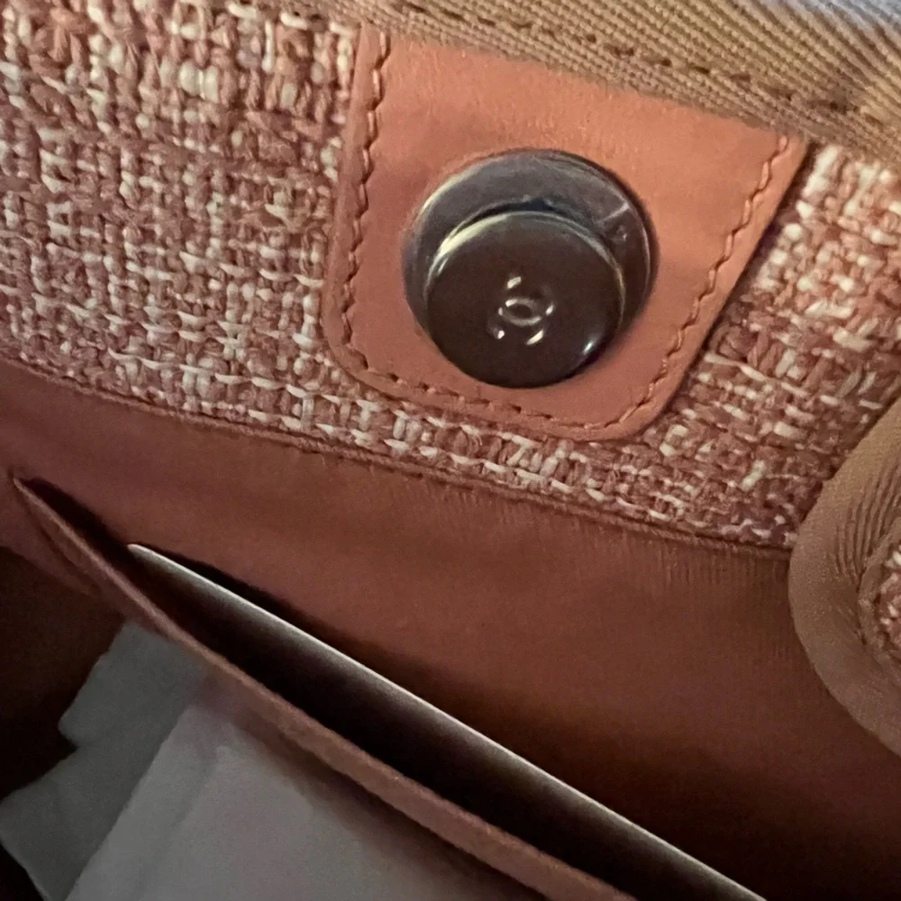New classic AUTHENTIC Chanel Deauville Tote- Hard to find!